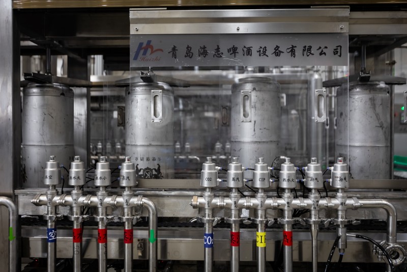 啤酒桶自動清洗灌裝線-全自動啤酒桶清洗灌裝二合一生產(chǎn)線