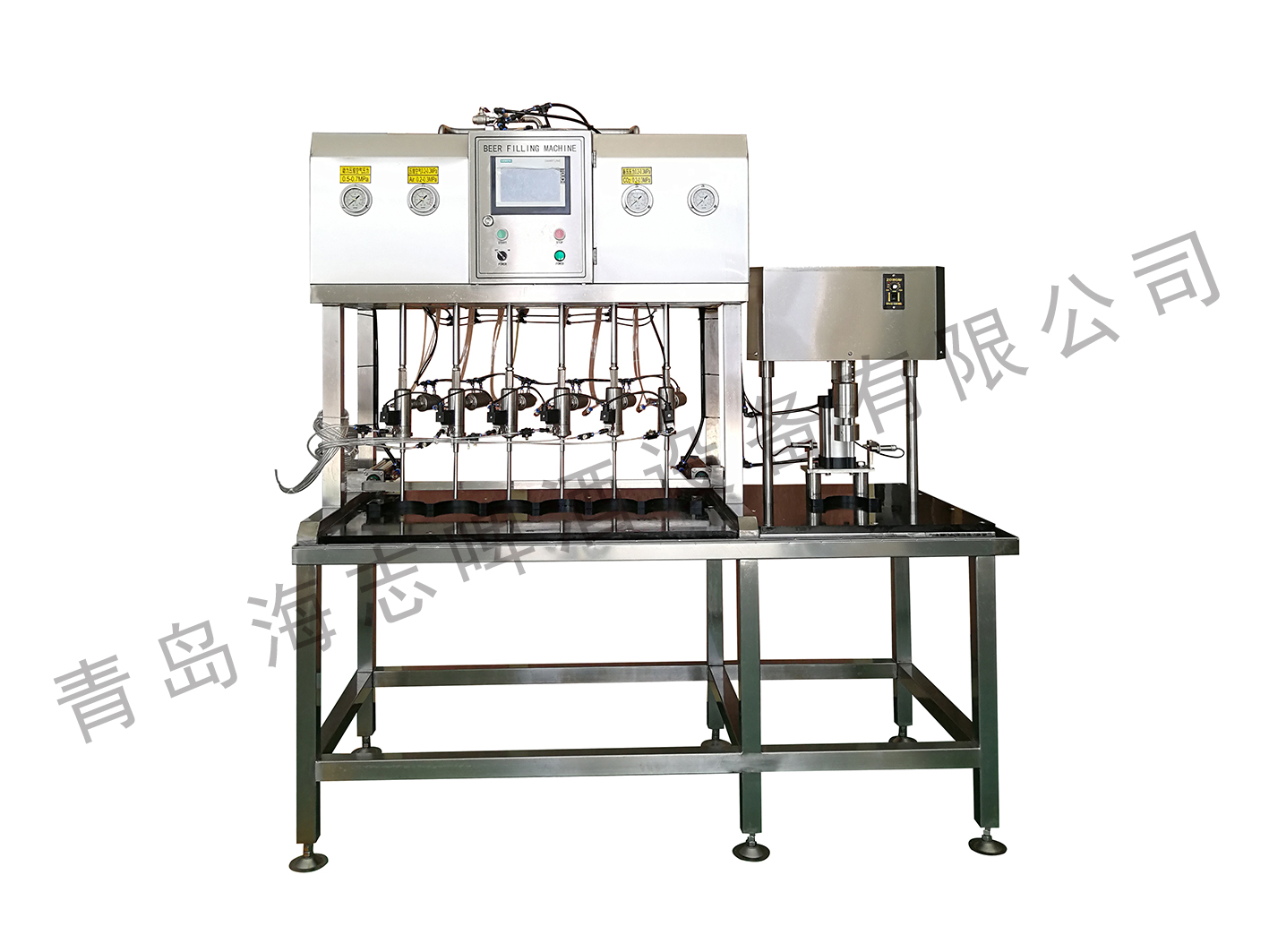 塑料瓶（壺）灌裝旋蓋一體機